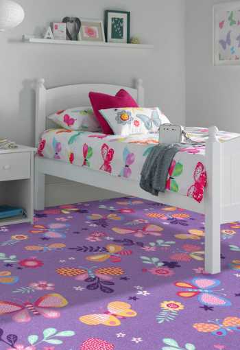 Detský metrážny koberec PAPILLON 17