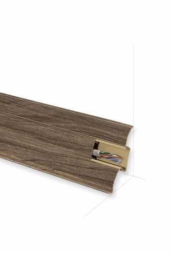 Podlahová lišta KORNER Perfecta 25-60-0-150 Dub Zámkový