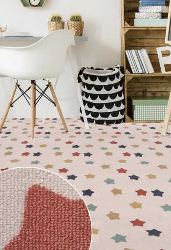 Detský metrážny koberec LUNA