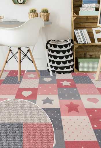 Detský metrážny koberec SPARK