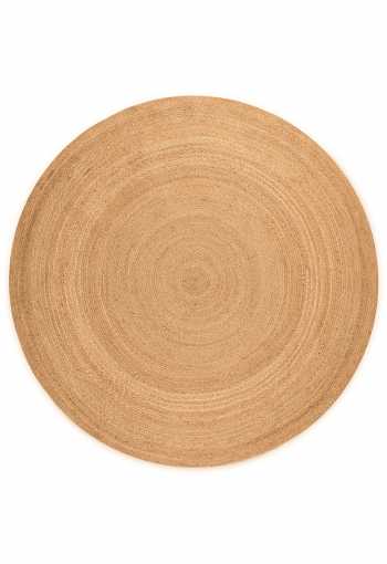 Kruhový kusový koberec Hanse Home Jute Braided 106005 Gold