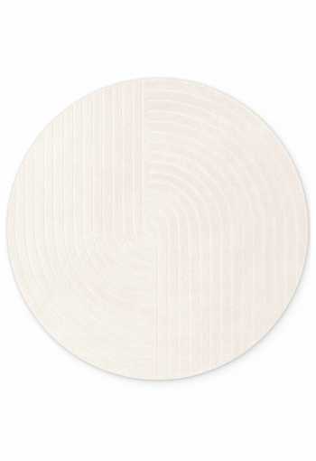 Kruhový kusový koberec Vikosa Arcura 106269 Cream White