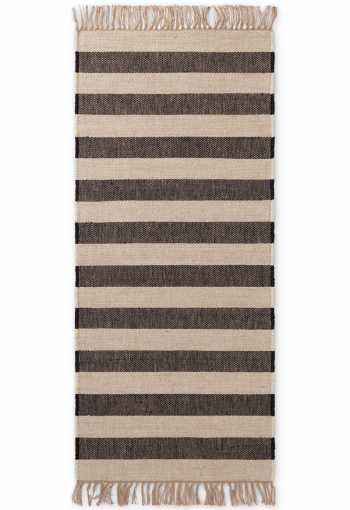 Kusový behúň Hanse Home Handloom 106334 Natural White Black