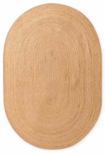 Kusový koberec Hanse Home Jute Braided 106005 Natural Gold - ovál
