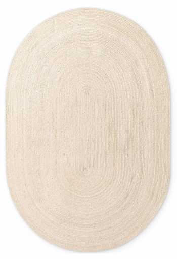 Kusový koberec Hanse Home Jute Braided 106007 Natural Ivory - ovál