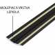Prechodová lišta STANDARD 40 - Čierna Matná 
