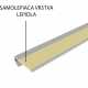 Ukončovací profil samolepiaci - Strieborný 24x6 mm