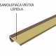 Ukončovací profil samolepiaci - Bronzový 24x6 mm
