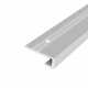 Ukončovací profil vŕtaný - Strieborný 30x10 mm