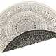 Kusový koberec Northrugs Twin 103101 Black Cream
