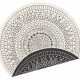 Kusový koberec Northrugs Twin 103101 Black Cream