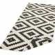 Kusový koberec Northrugs Twin 103129 Black Cream
