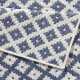 Kusový behúň Northrugs Twin 103128 Blue Cream