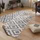 Kusový behúň Northrugs Twin 103132 Grey Cream