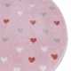Detský kusový koberec Hanse Home Adventures 105951 Little hearts Rose