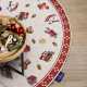 Kruhový kusový koberec Villeroy & Boch Toy´s Delight 106192 Red Multicolour, bez vlasu