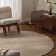 Kruhový kusový koberec Hanse Home Calmio 106221 Light Beige