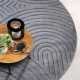 Kruhový kusový koberec Elle Decoration New York 106206 Anthracite