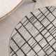 Kruhový kusový koberec Ted Baker Haringey 106387 Black White