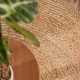 Kruhový kusový koberec Hanse Home Jute Braided 106332 Natural Gold