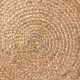 Kruhový kusový koberec Hanse Home Jute Braided 106332 Natural Gold
