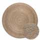 Kruhový kusový koberec Hanse Home Jute Braided 106006 Grey Brown