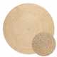 Kruhový kusový koberec Hanse Home Jute Braided 106007 Ivory