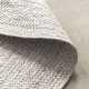 Kruhový kusový koberec Hanse Home Jute Braided 106321 White