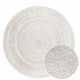 Kruhový kusový koberec Hanse Home Jute Braided 106321 White