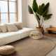 Kusový koberec Hanse Home Jute Braided 106006 Natural Grey Brown - ovál