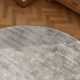 Kruhový kusový koberec Vikosa Noemi 106294 Silver Grey