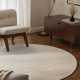 Kruhový kusový koberec Elle Decoration Lyon 106314 Natural Cream