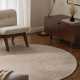 Kruhový kusový koberec Elle Decoration Lyon 106315 Natural Beige