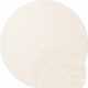 Kruhový kusový koberec Elle Decoration Puristic 106318  Natural White