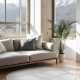 Kruhový kusový koberec Hanse Home Bouclé 106325  White