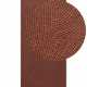 Kusový behúň Hanse Home Calmio 106402 Red Brown