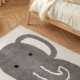 Detský kusový koberec Hanse Home Snuggle 106453 Cream Grau
