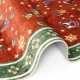 Kruhový kusový koberec Villeroy & Boch Toy`s Delight Nostalgic Noel 106499 Red Green