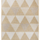 Kusový koberec Flat 21132 Ivory Silver/Gold