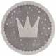 Detský kusový koberec Hanse Home Adventures 105969 Crown Grey