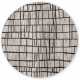 Kruhový kusový koberec Ted Baker Haringey 106391 Jute White