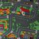 Detský metrážny koberec Little Village 90