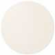 Kruhový kusový koberec Elle Decoration Puristic 106318  Natural White