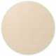 Kruhový kusový koberec Elle Decoration Puristic 106318  Natural White