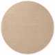 Kruhový kusový koberec Elle Decoration Puristic 106318  Natural White