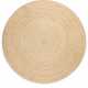 Kruhový kusový koberec Hanse Home Jute Braided 106332 Natural Gold