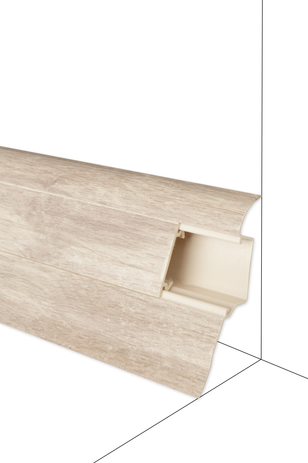Podlahová lišta DOLLKEN W653 Veranda - dĺžka 250 cm