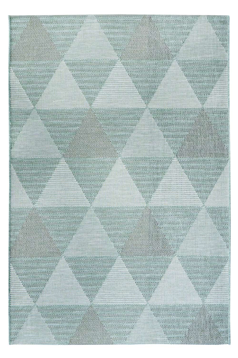 Kusový koberec Flat 21132 Ivory Silver/Light Blue