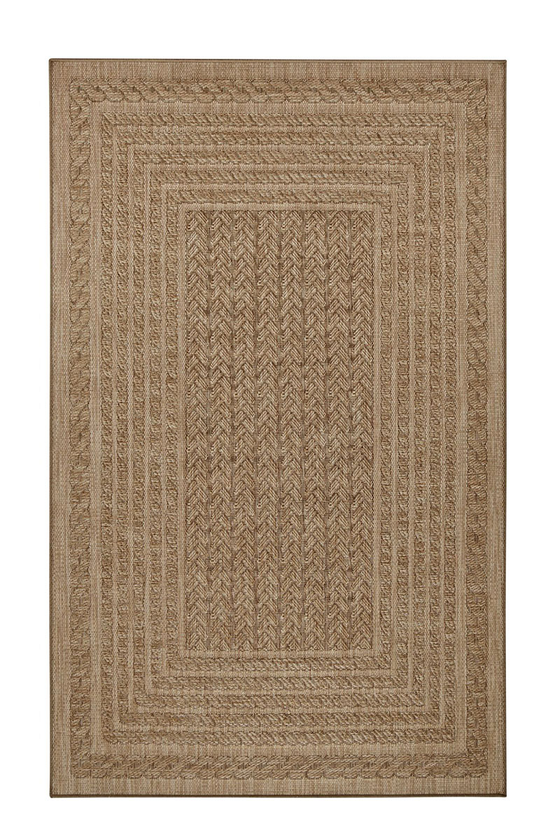 Kusový koberec Northrugs Forest 103992 Beige Brown 160x230 cm
