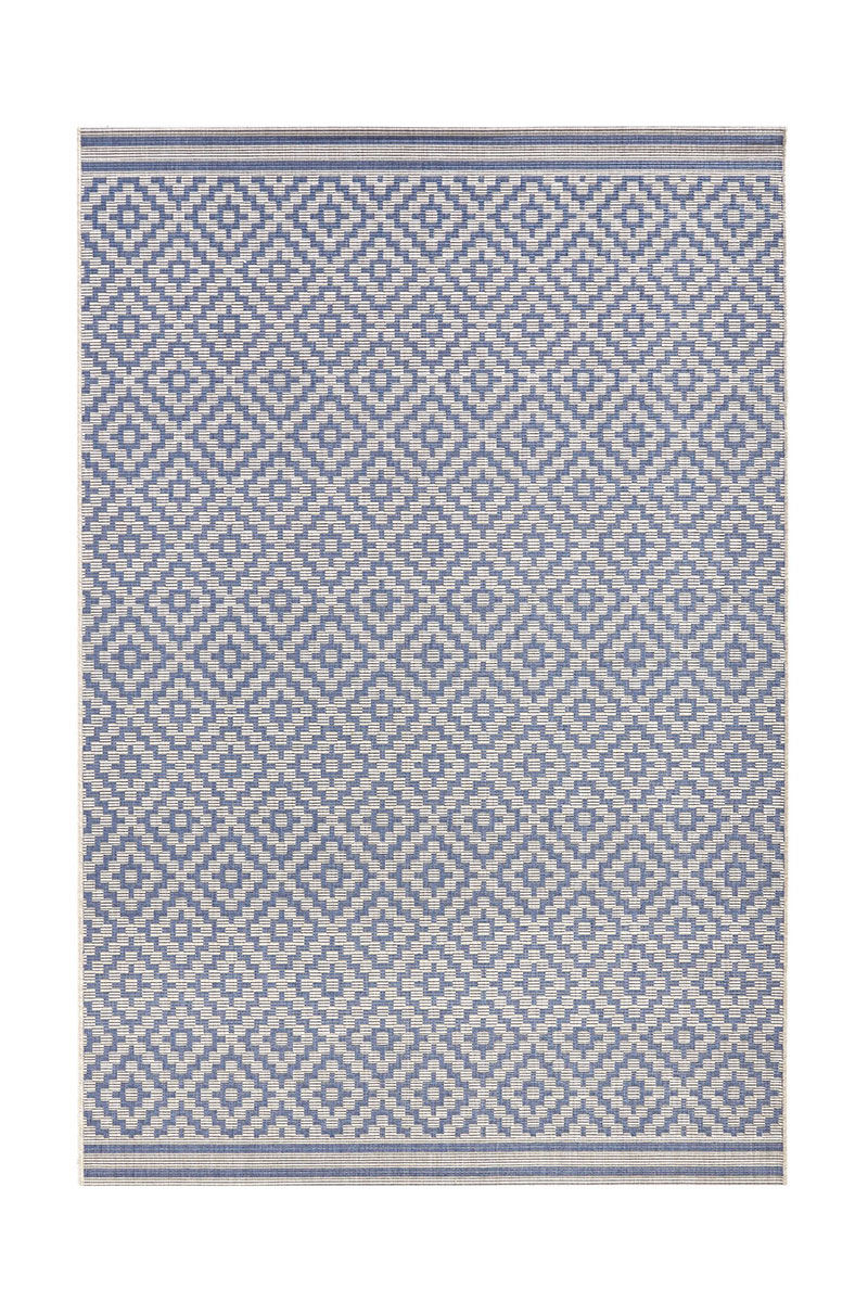 Kusový koberec Northrugs Meadow 102464 Blue Cream 140x200 cm